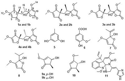 Anti-phytopathogenic Bacterial Metabolites From the Seaweed-Derived Fungus Aspergillus sp. D40